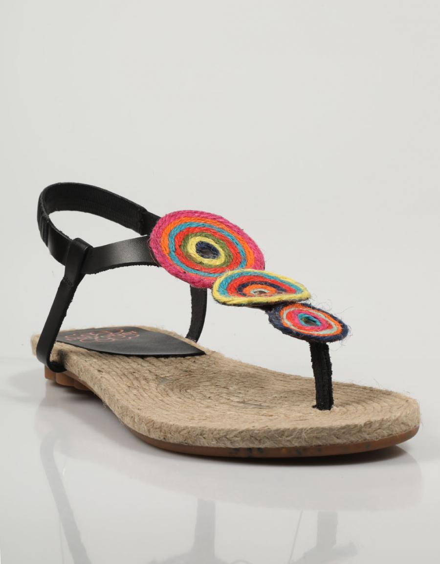 SANDALIAS PORRONET 2802 en color Negro