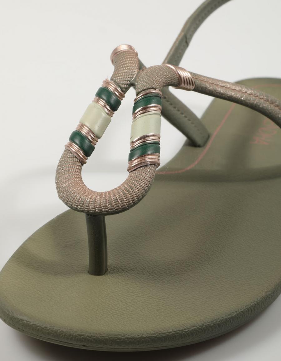 CHANCLAS GRENDHA 18214 -  CACAU INSPIRA SA en color Verde