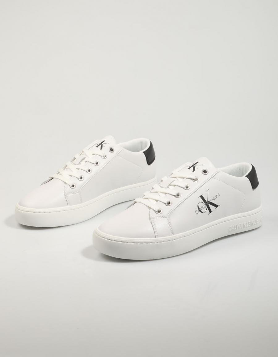 ZAPATILLAS CALVIN KLEIN CLASSIC CUPSOLE LACEUP LOW LTH en color Blanco