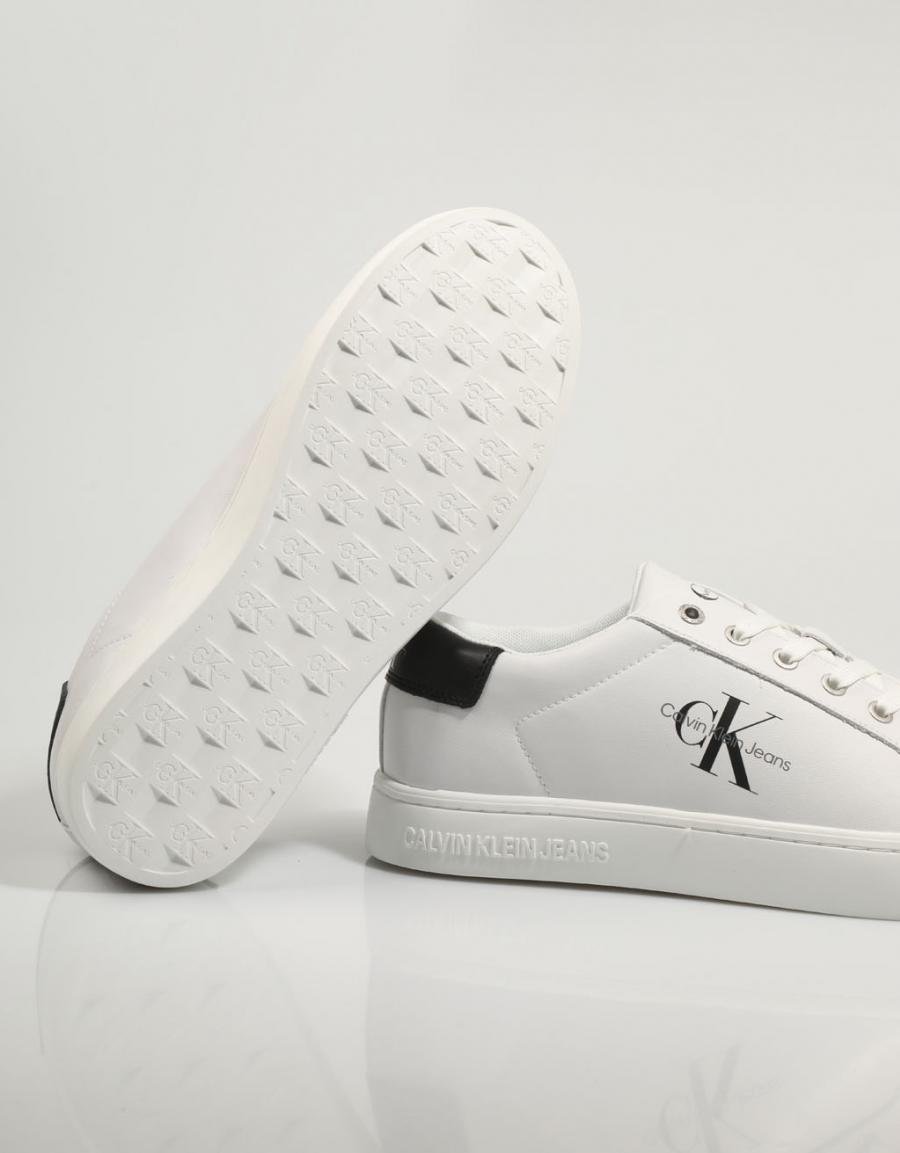 ZAPATILLAS CALVIN KLEIN CLASSIC CUPSOLE LACEUP LOW LTH en color Blanco