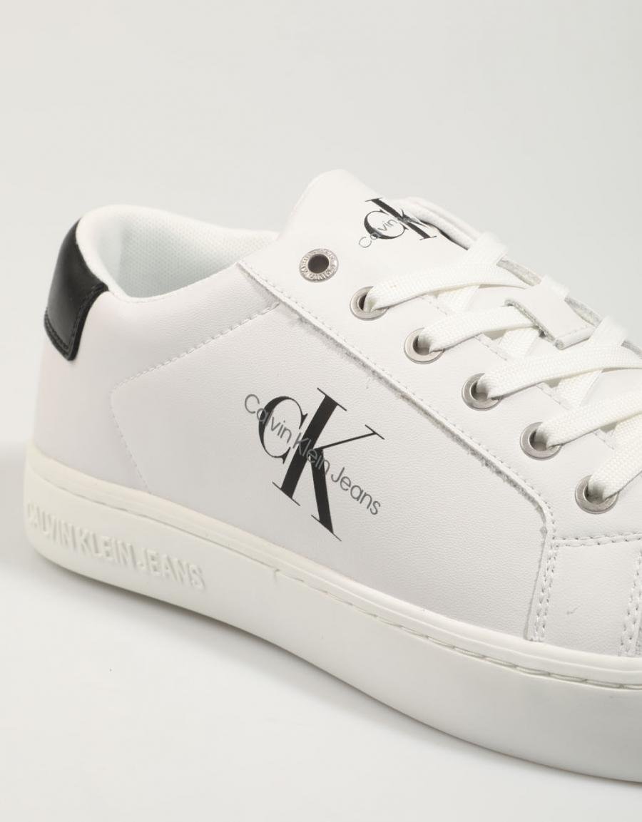 ZAPATILLAS CALVIN KLEIN CLASSIC CUPSOLE LACEUP LOW LTH en color Blanco