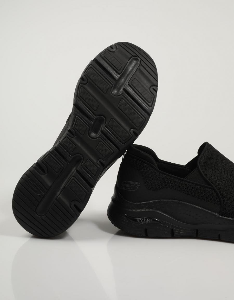 ZAPATILLAS SKECHERS 232043  ARCH FIT BAN en color Negro