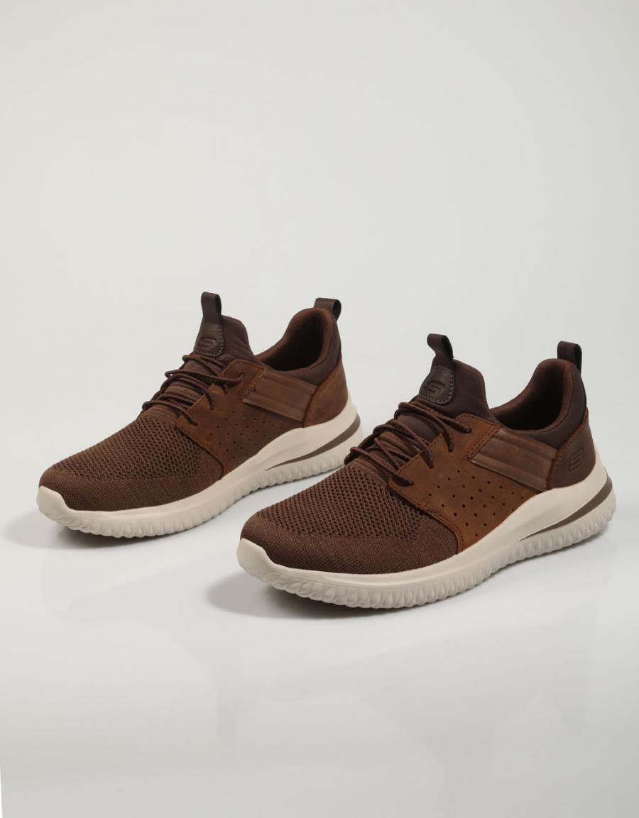 ZAPATILLAS SKECHERS 210238  DELSON 3 0  CICADA en color Marron