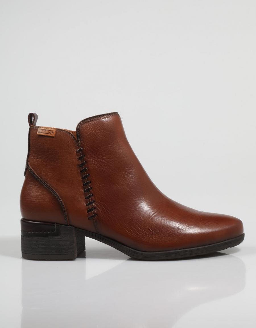 BOTINES PIKOLINOS MALAGA W6W 8950 en color Cuero