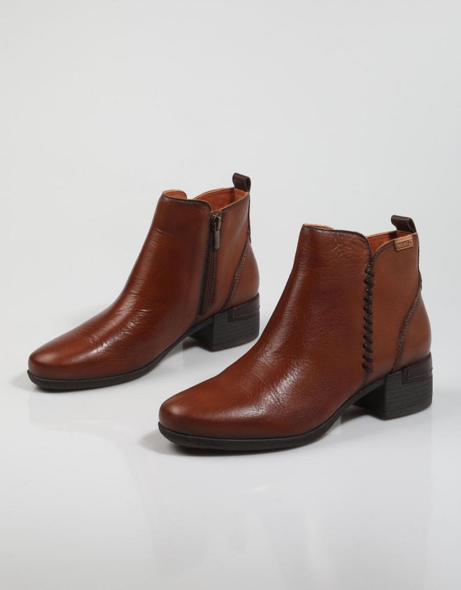 BOTINES PIKOLINOS MALAGA W6W 8950 en color Cuero