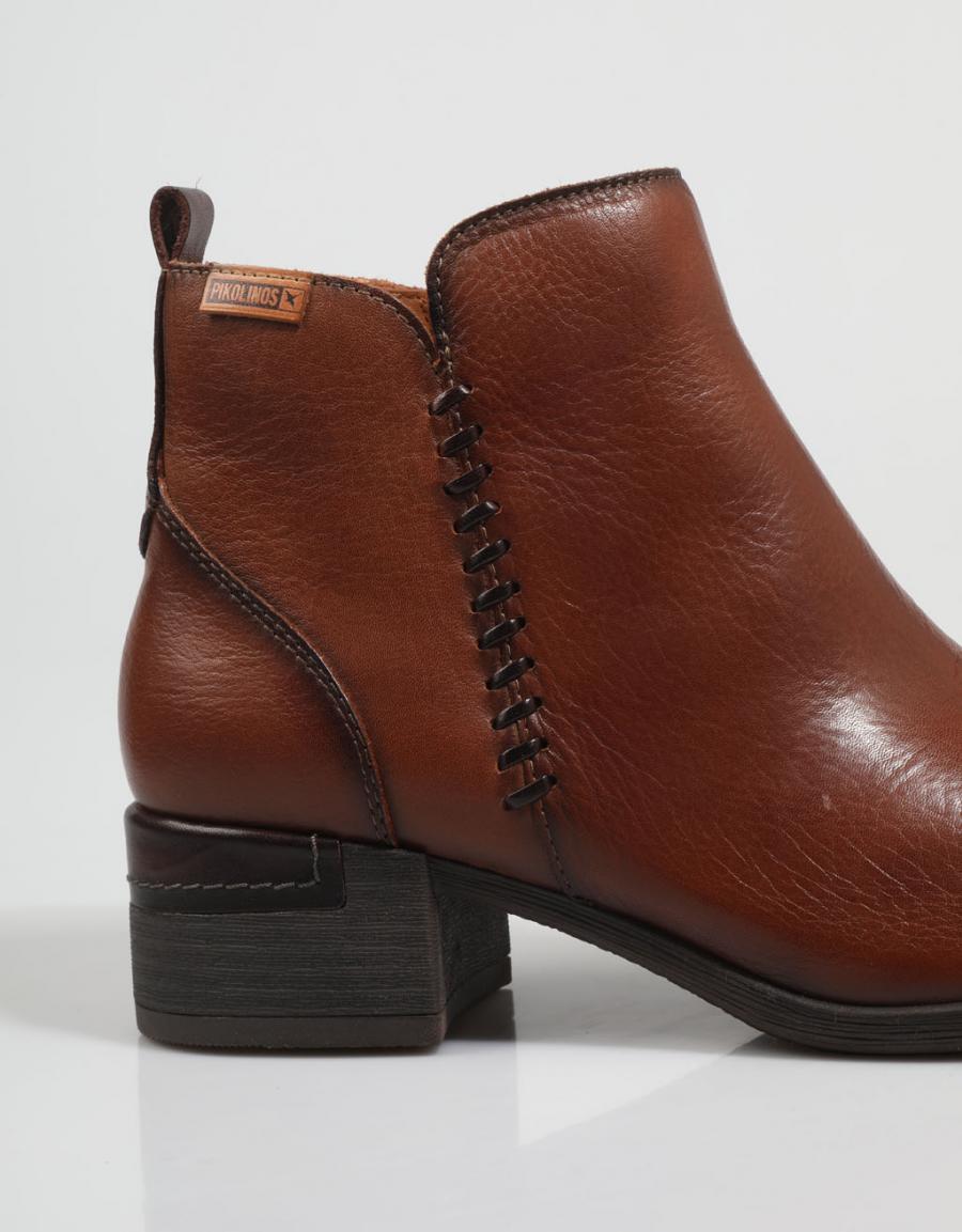 BOTINES PIKOLINOS MALAGA W6W 8950 en color Cuero