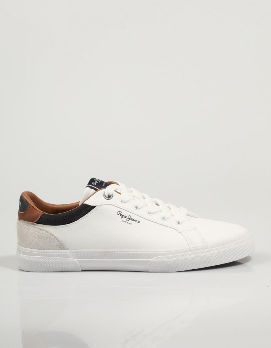 ZAPATILLAS PEPE JEANS KENTON COURT - PMS30839 en color Blanco