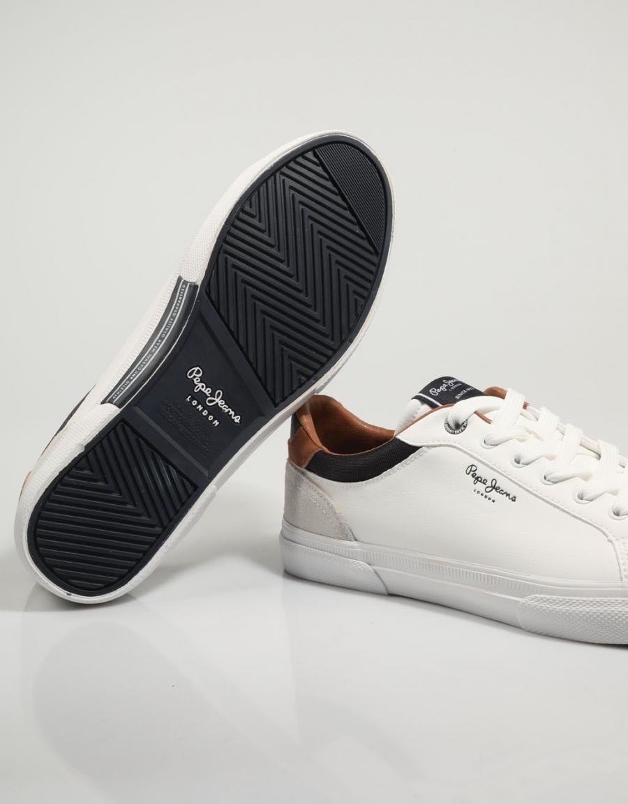 ZAPATILLAS PEPE JEANS KENTON COURT - PMS30839 en color Blanco