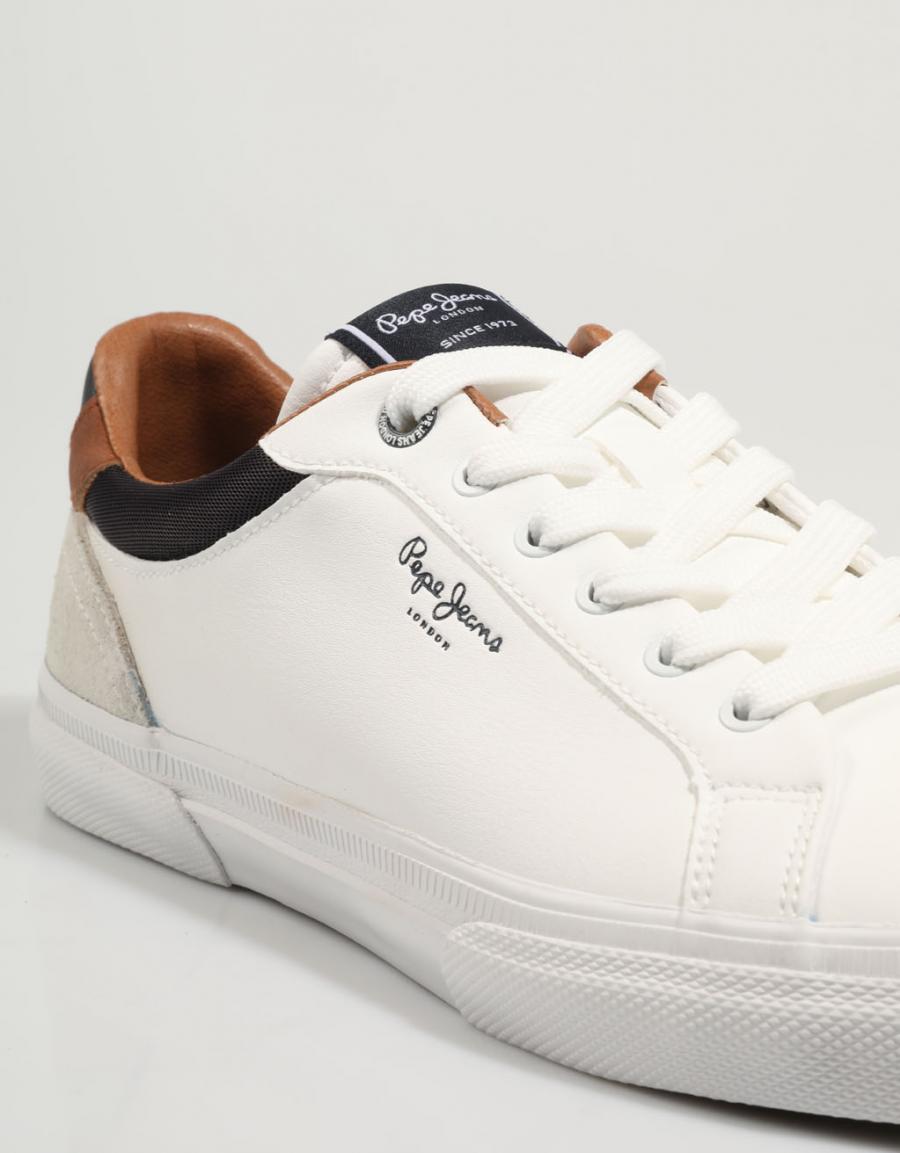 ZAPATILLAS PEPE JEANS KENTON COURT - PMS30839 en color Blanco