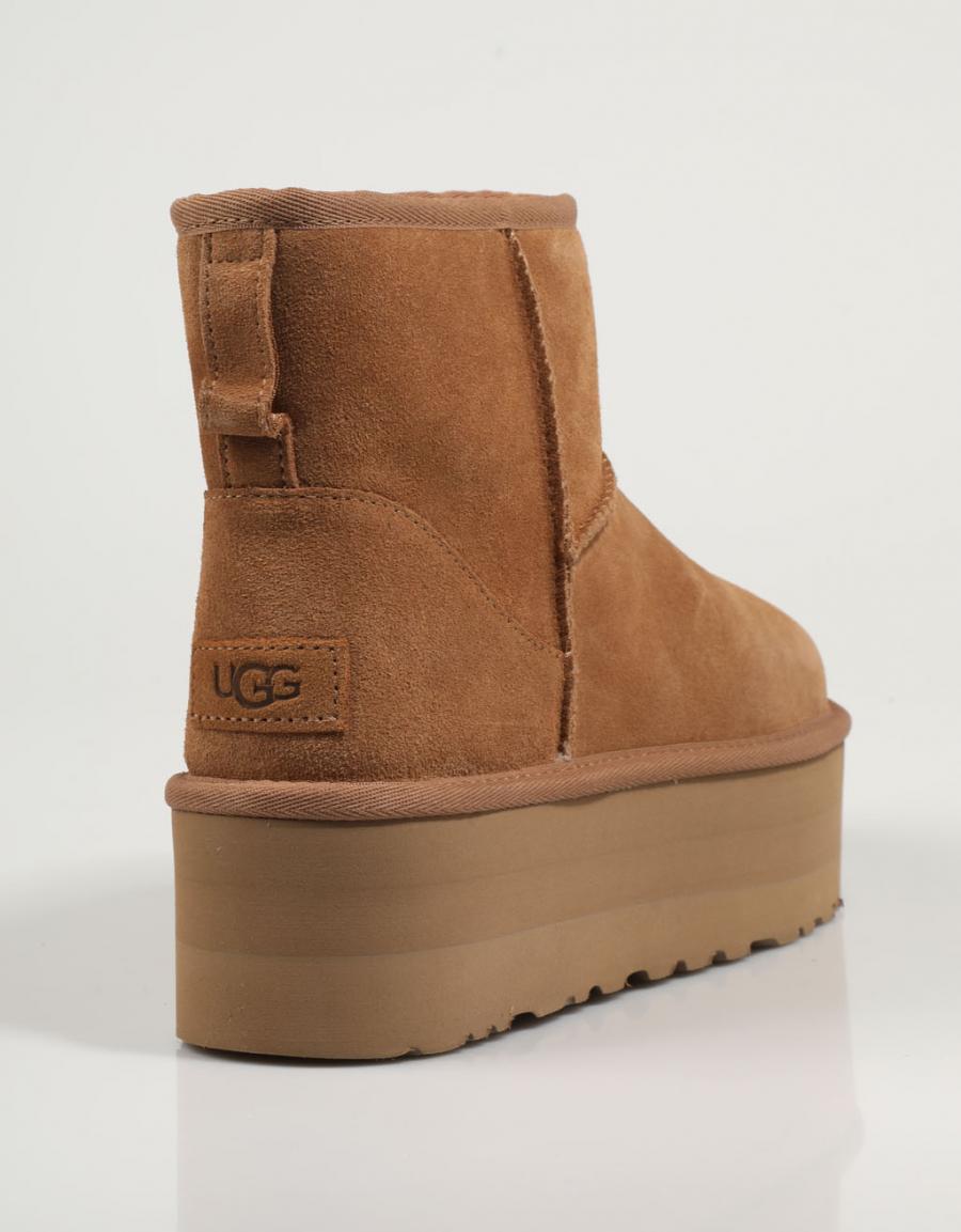BOTINES UGG CLASSIC MINI PLATFORM en color Amarillo