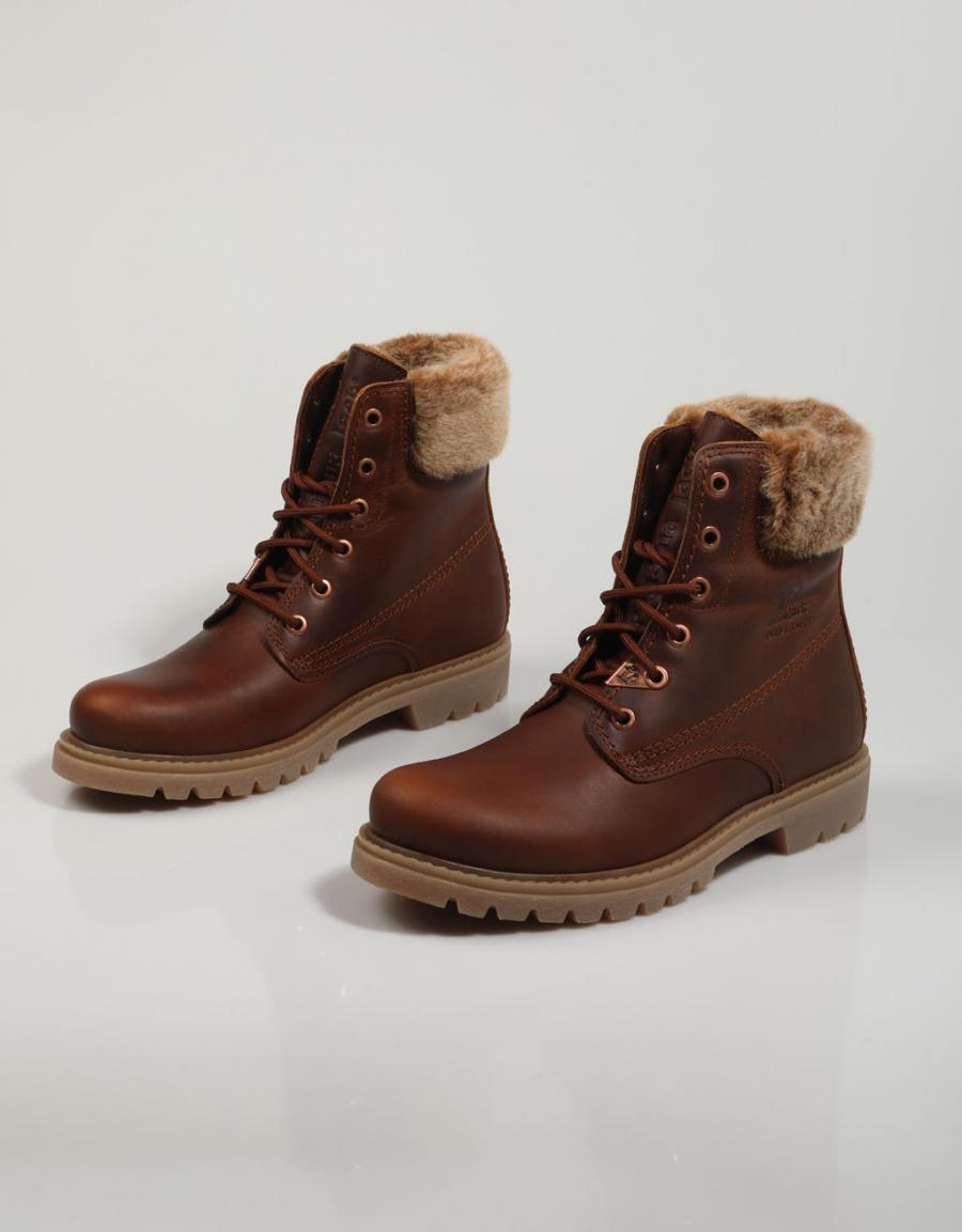 BOTINES PANAMA JACK FELICIA en color Cuero