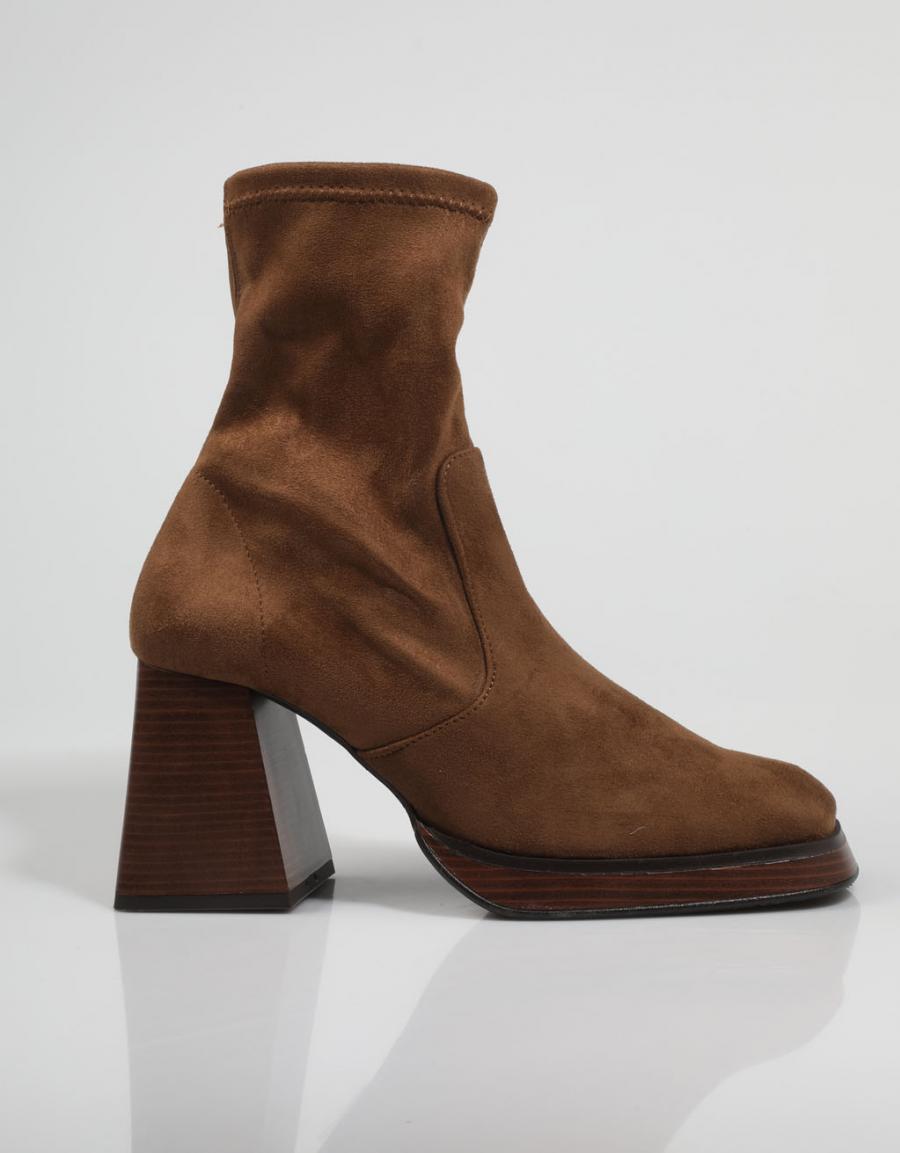 BOTINES REBECCA HOPE 2193 en color Cuero