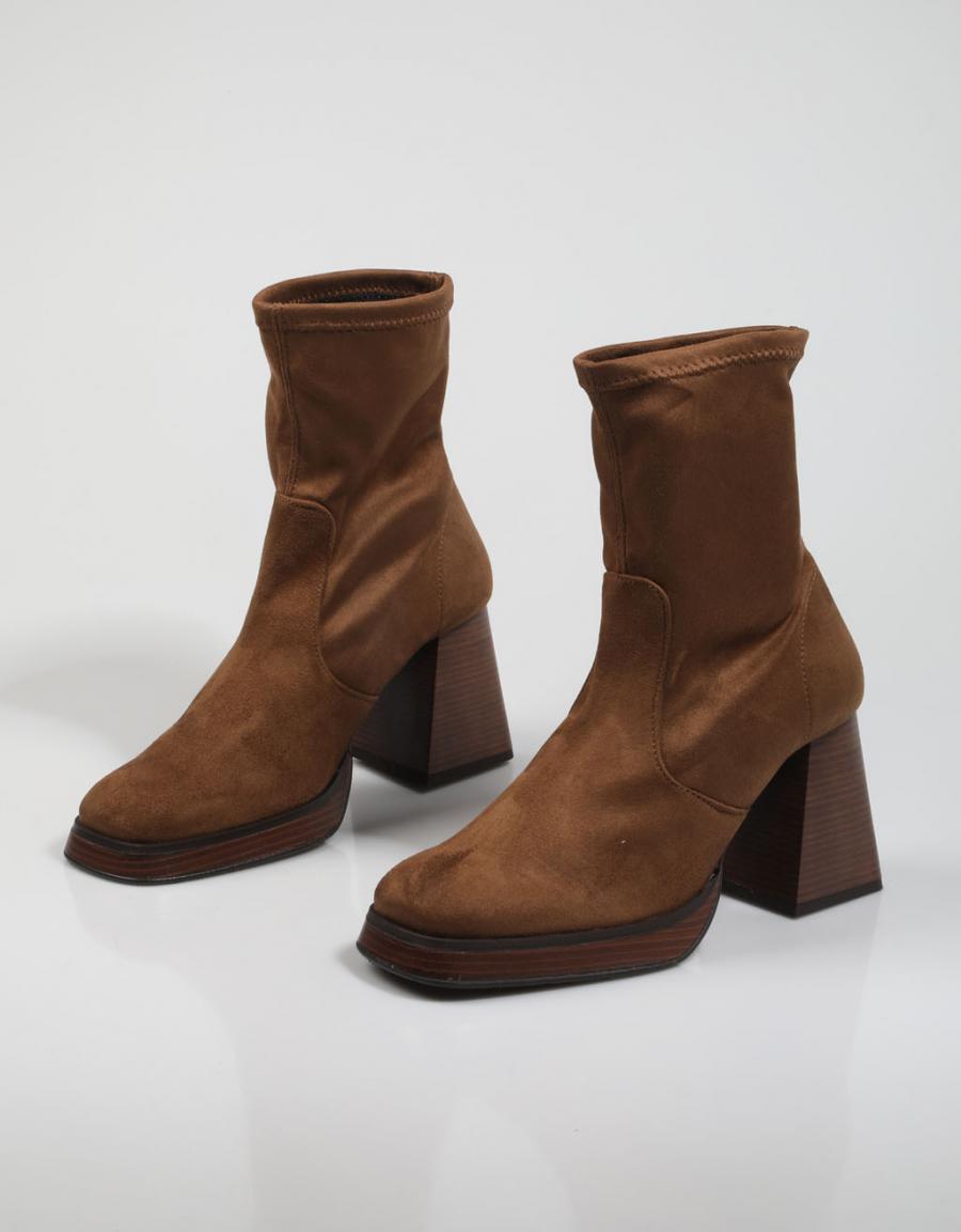 BOTINES REBECCA HOPE 2193 en color Cuero