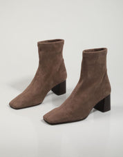 BOTINES MISS ELASTIC 77620 en color Taupe