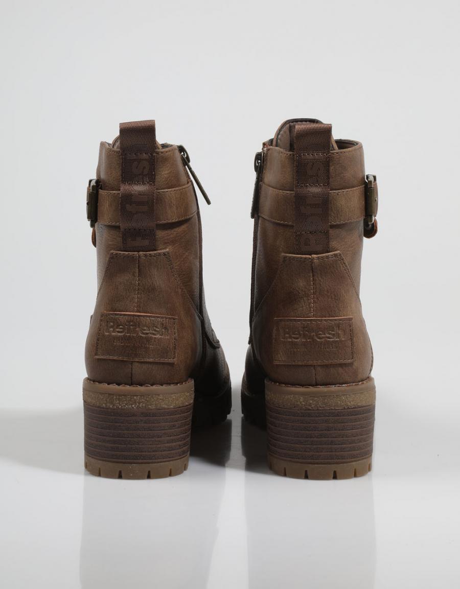 BOTINES REFRESH 78972 en color Taupe