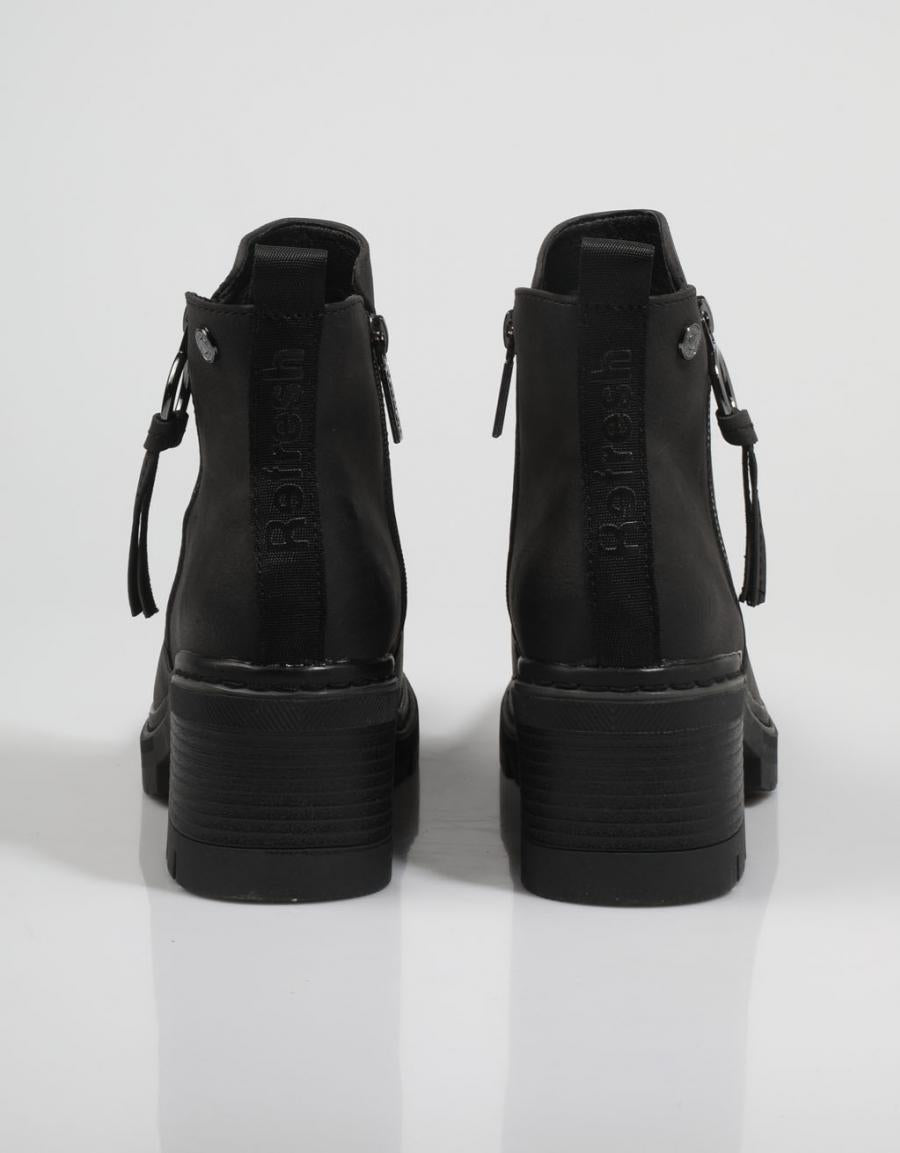 BOTINES REFRESH 170442 en color Negro