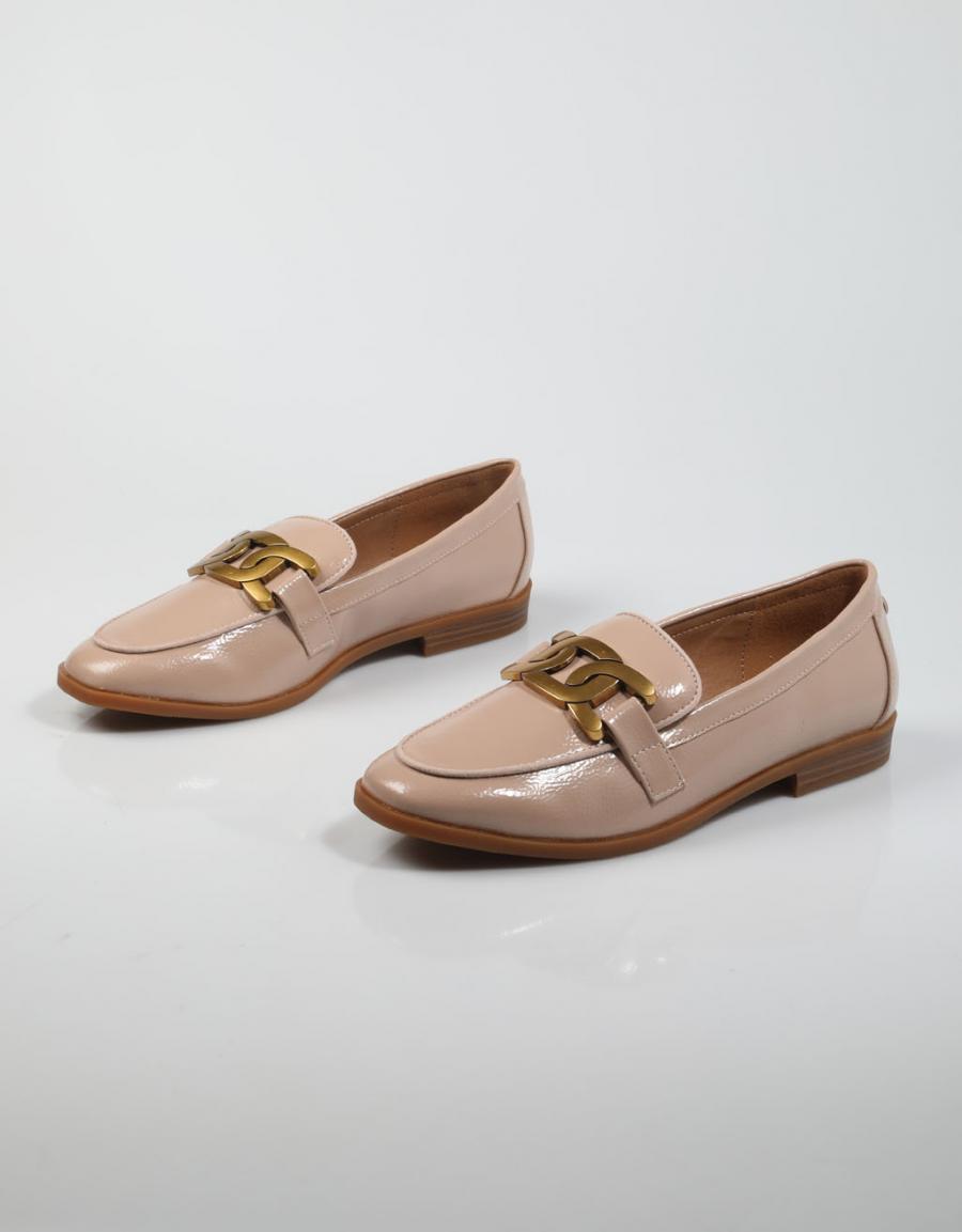 ZAPATOS VESTIR LA STRADA 2200127 en color Beige