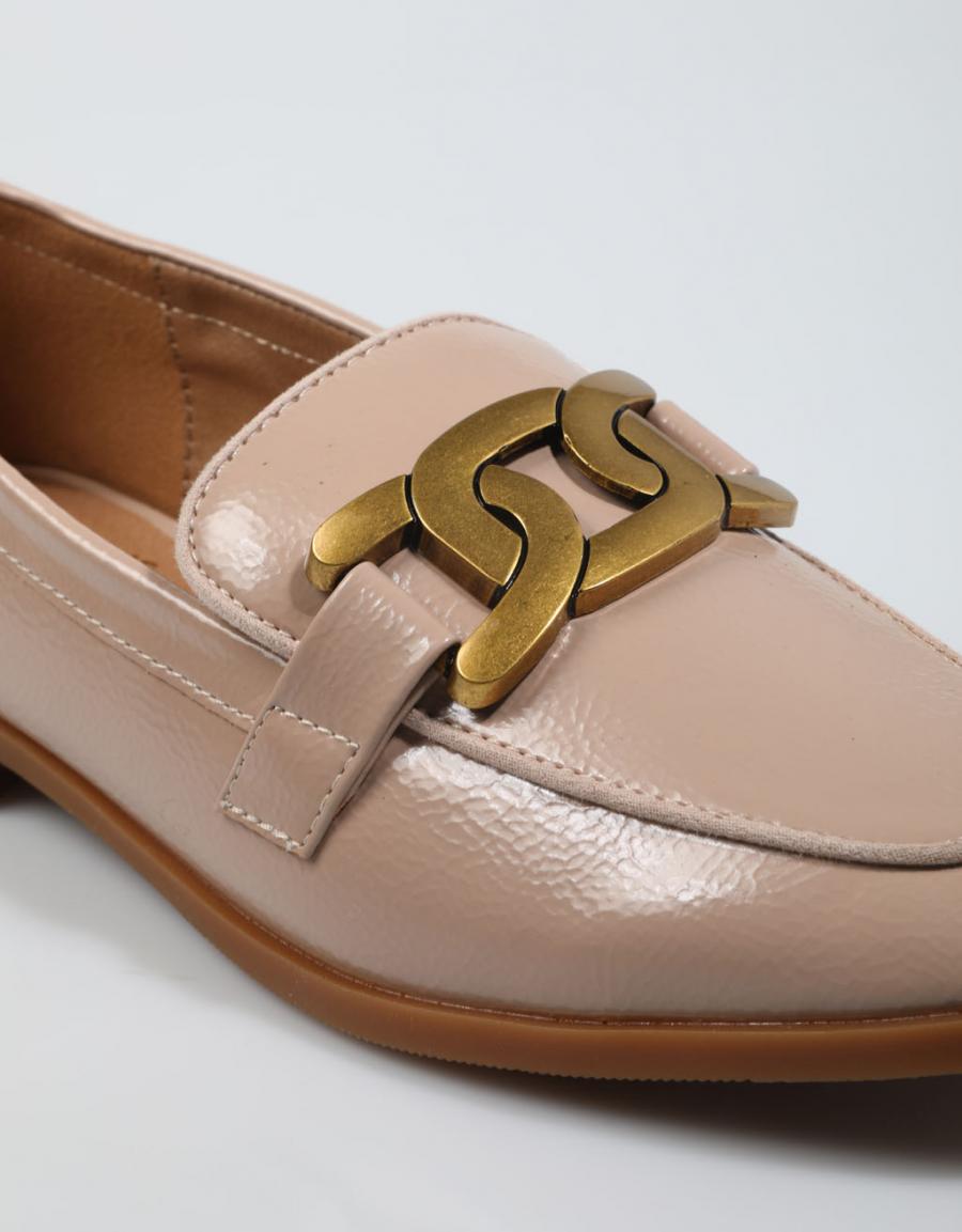 ZAPATOS VESTIR LA STRADA 2200127 en color Beige