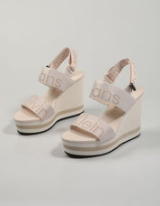 SANDALIAS CALVIN KLEIN WEDGE en color Blanco