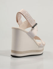 SANDALIAS CALVIN KLEIN WEDGE en color Blanco