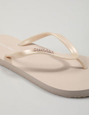 CHANCLAS CALVIN KLEIN FLIPFLOP en color Beige