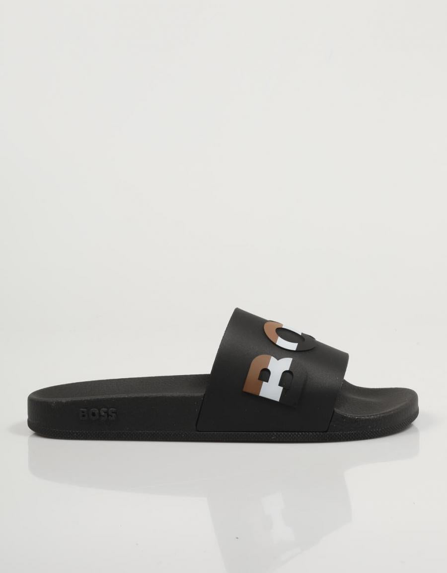 CHANCLAS BOSS BAY en color Negro