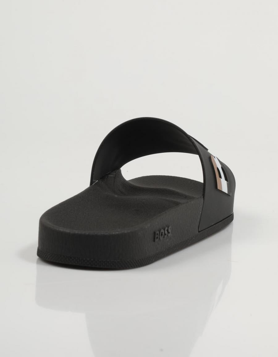 CHANCLAS BOSS BAY en color Negro
