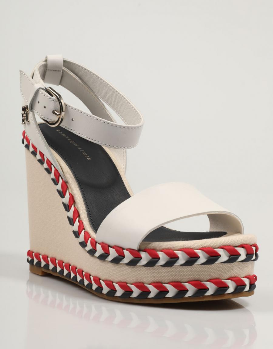 SANDALIAS TOMMY HILFIGER NEW en color Blanco