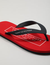 CHANCLAS TOMMY HILFIGER RUBBER en color Azul marino