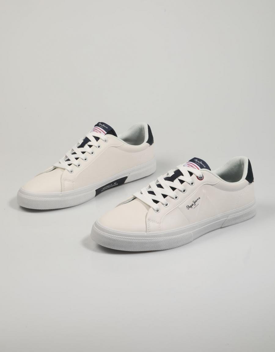 ZAPATILLAS PEPE JEANS KENTON en color Blanco