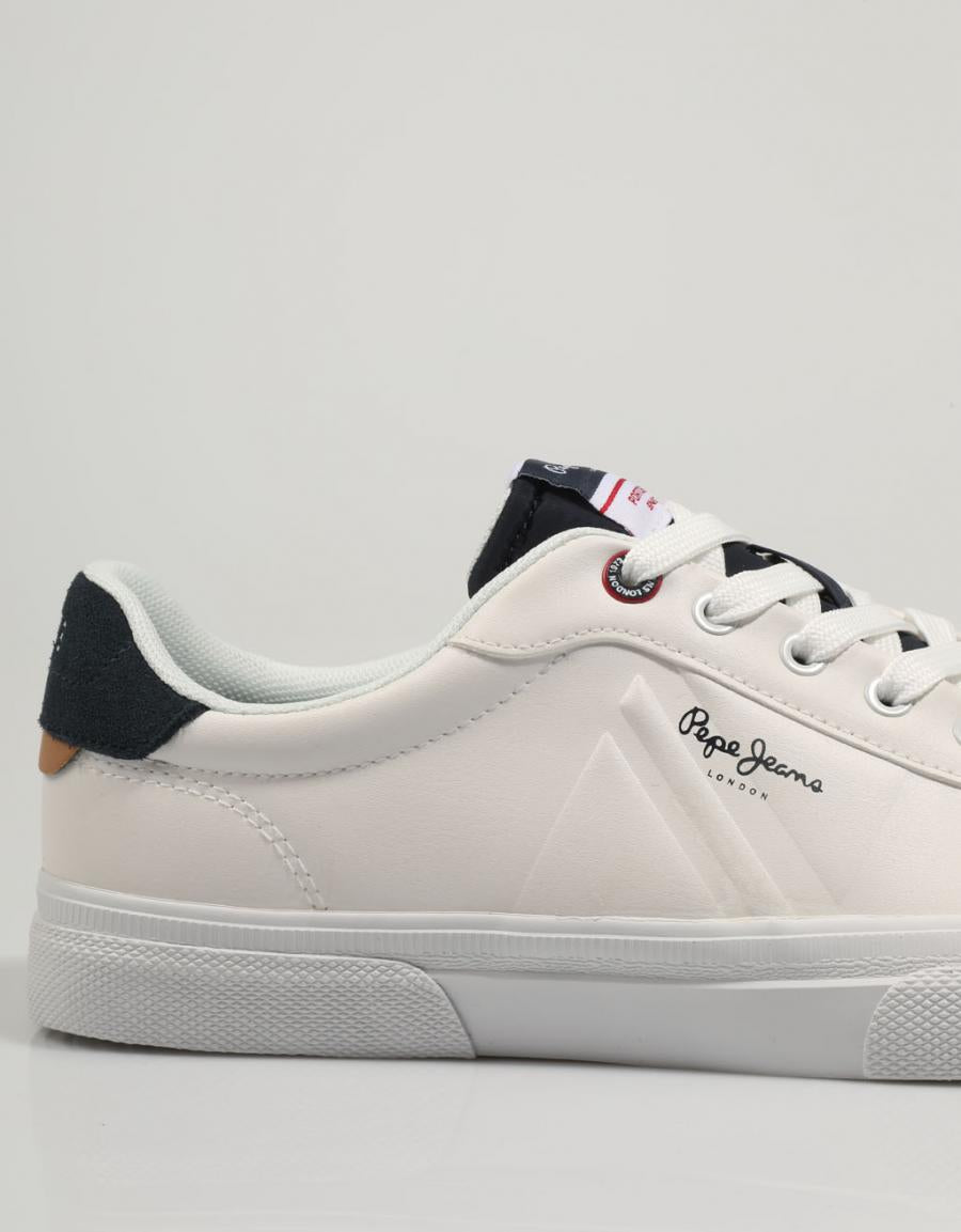 ZAPATILLAS PEPE JEANS KENTON en color Blanco