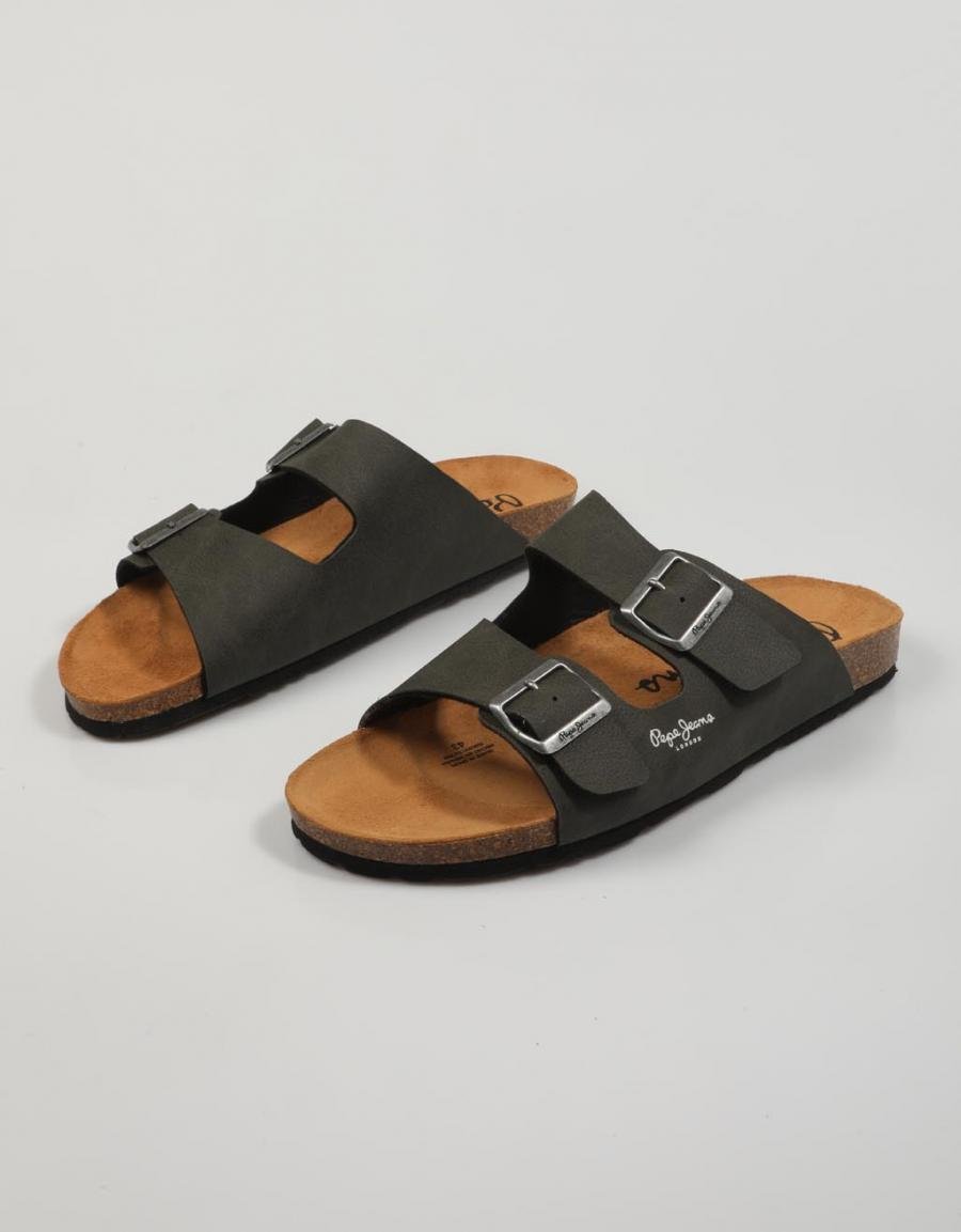 SANDALIAS PEPE JEANS BIO en color Kaki