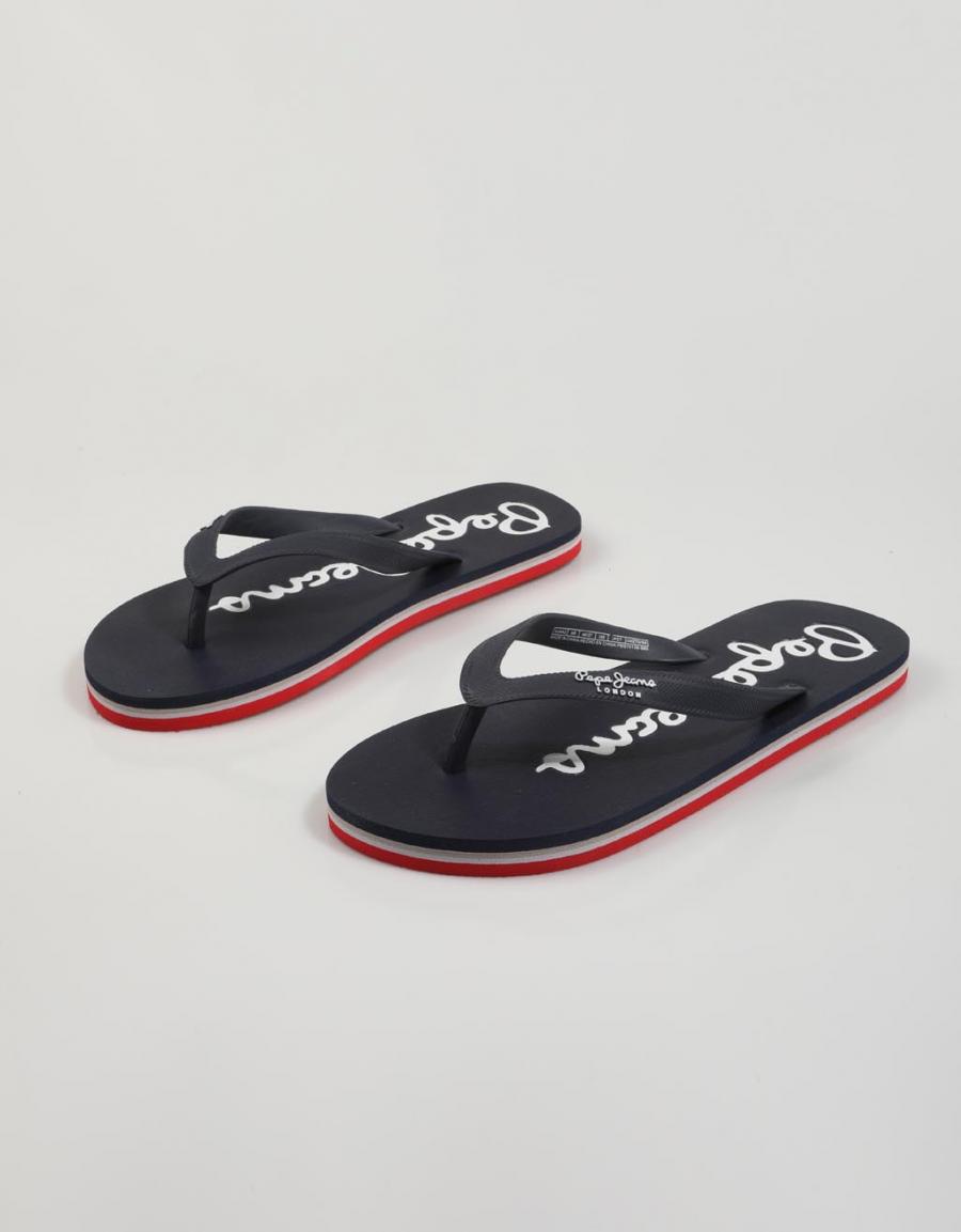 CHANCLAS PEPE JEANS BAY en color Azul marino