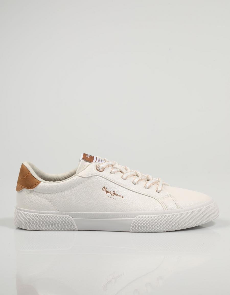 ZAPATILLAS PEPE JEANS KENTON MAX W  PLS31445 en color Blanco