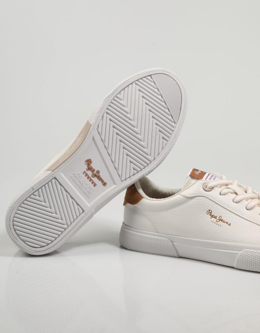 ZAPATILLAS PEPE JEANS KENTON MAX W  PLS31445 en color Blanco