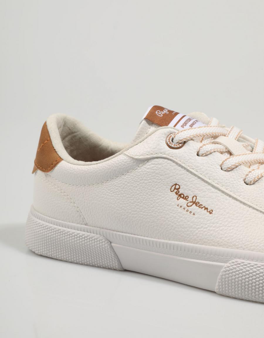 ZAPATILLAS PEPE JEANS KENTON MAX W  PLS31445 en color Blanco