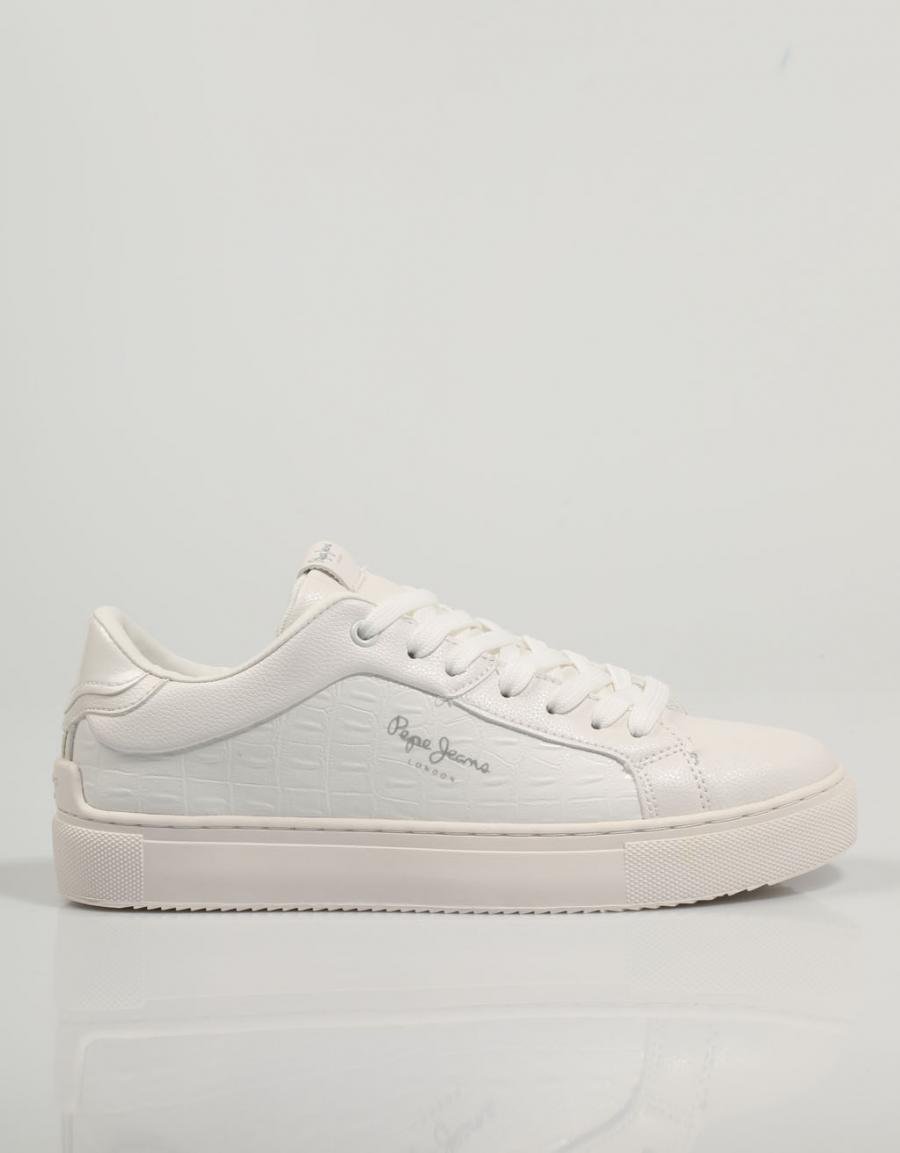 ZAPATILLAS PEPE JEANS ADAMS en color Blanco