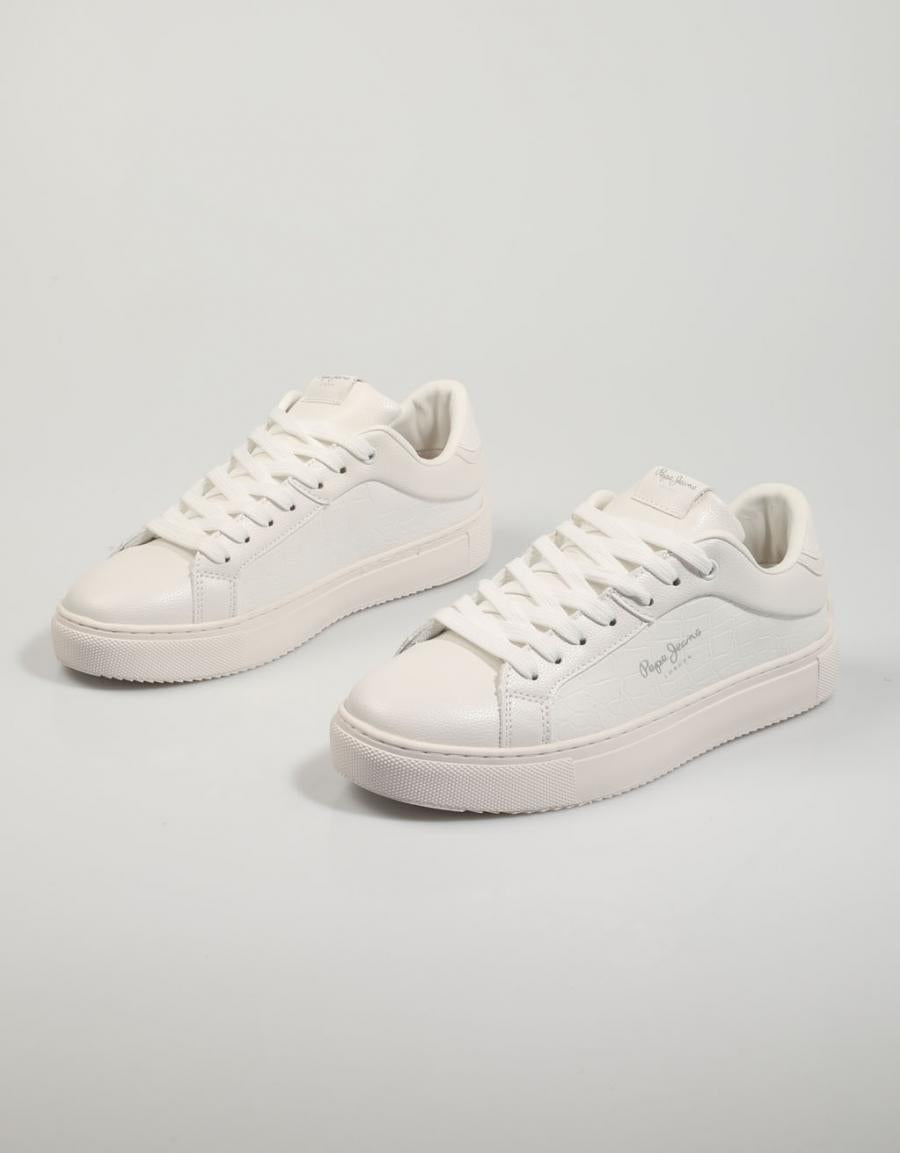ZAPATILLAS PEPE JEANS ADAMS en color Blanco