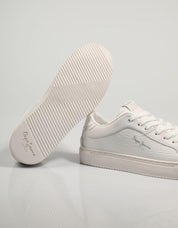 ZAPATILLAS PEPE JEANS ADAMS en color Blanco