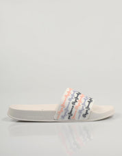 CHANCLAS PEPE JEANS SLIDER en color Blanco