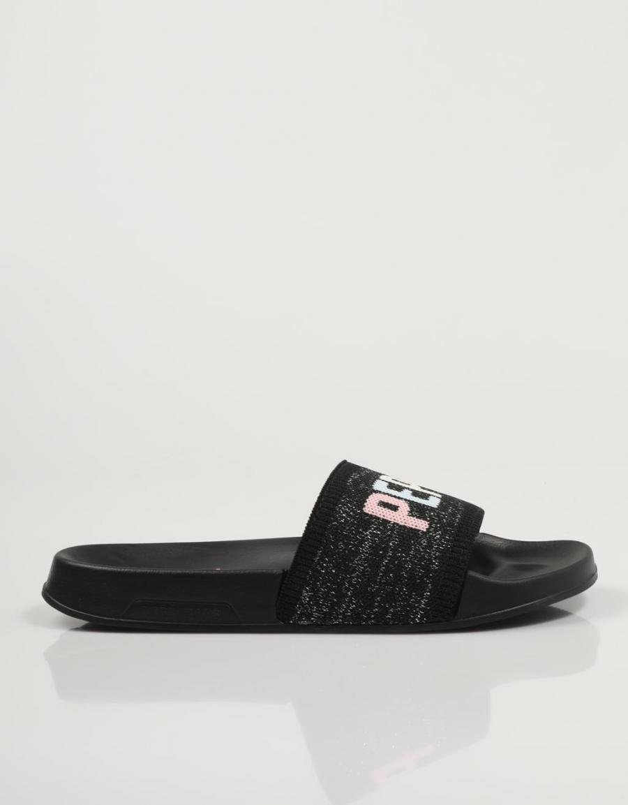 CHANCLAS PEPE JEANS SLIDER en color Negro