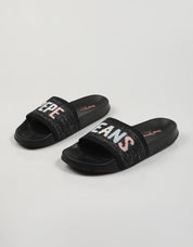 CHANCLAS PEPE JEANS SLIDER en color Negro