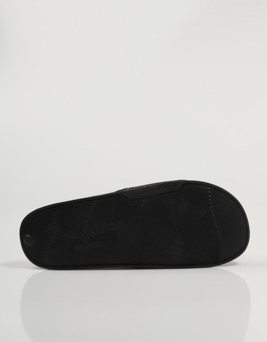 CHANCLAS PEPE JEANS SLIDER en color Negro