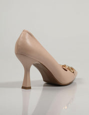 ZAPATOS VESTIR TOP 3 23300 en color Nude