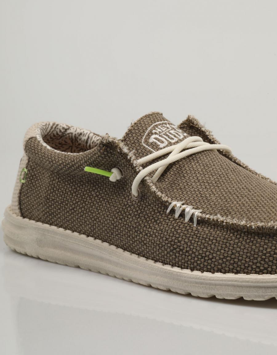 ZAPATOS SPORT DUDE WALLY en color Kaki