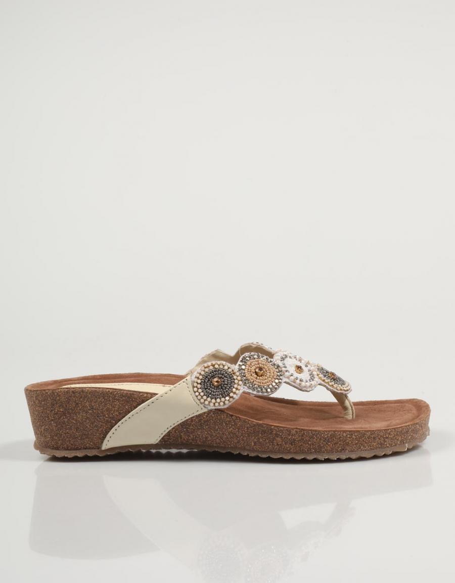 SANDALIAS LAZAMANI 75455 en color Hielo