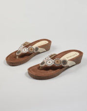 SANDALIAS LAZAMANI 75455 en color Hielo
