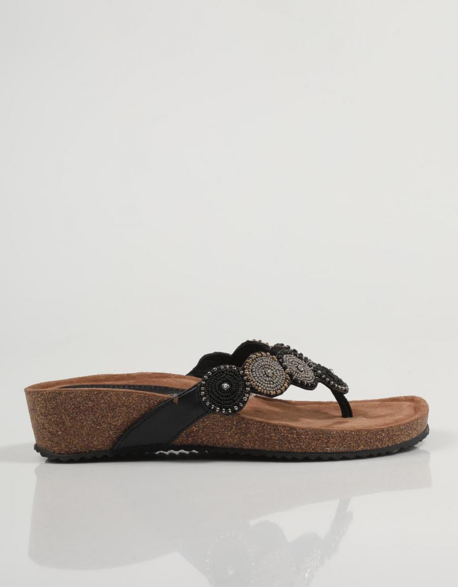 SANDALIAS LAZAMANI 75455 en color Negro