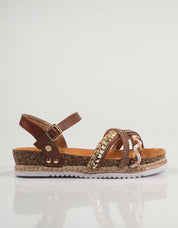 SANDALIAS ISTERIA 23119 en color Cuero