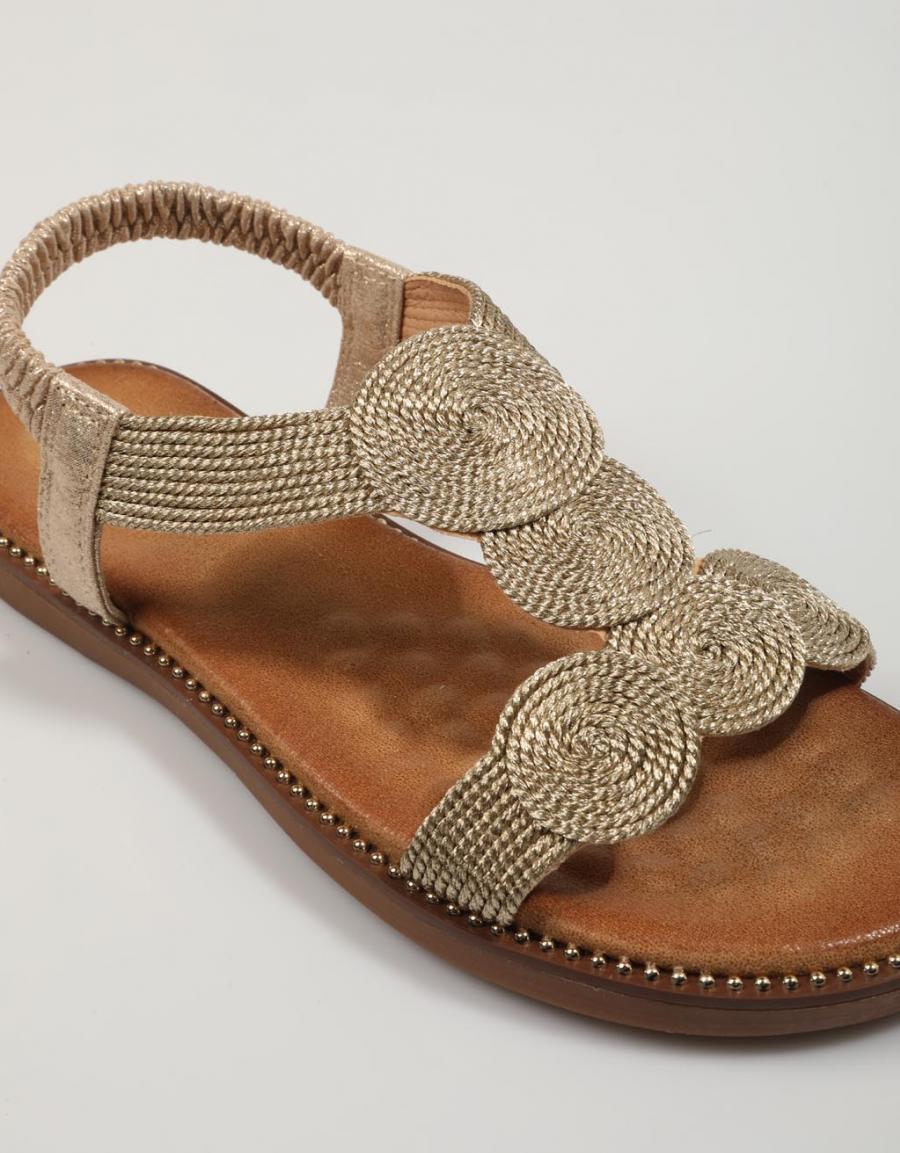 SANDALIAS EXE ZF1982 en color Oro